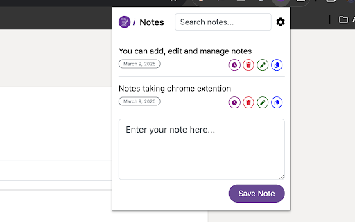 I Notes  from Chrome web store to be run with OffiDocs Chromium online