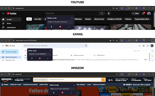 InputX Voice  from Chrome web store to be run with OffiDocs Chromium online