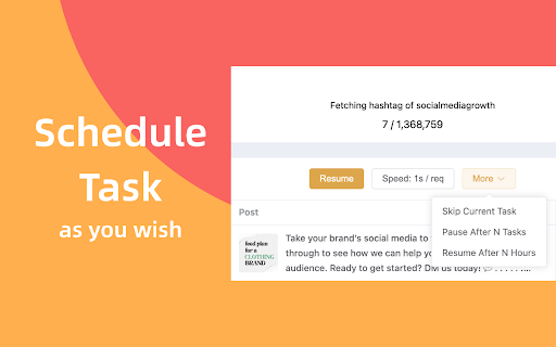 InsBot Batch like / follow / unfllow  from Chrome web store to be run with OffiDocs Chromium online