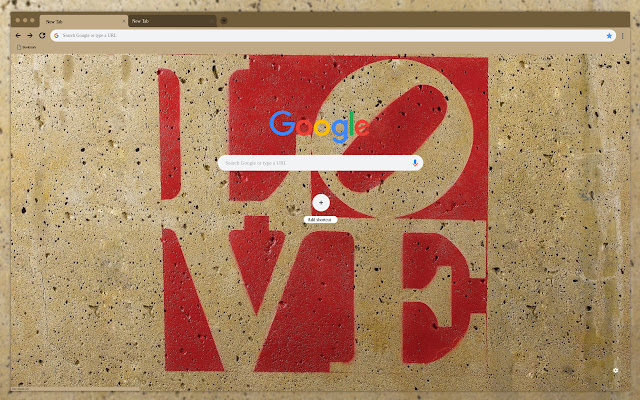 Inscription love on the wall  from Chrome web store to be run with OffiDocs Chromium online