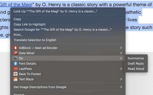 InsightInk  from Chrome web store to be run with OffiDocs Chromium online