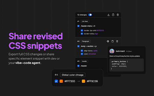 Inspecta visual QA and CSS editor  from Chrome web store to be run with OffiDocs Chromium online