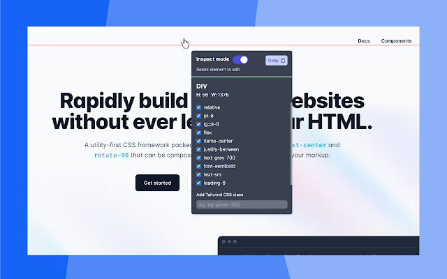 Inspect Flow  from Chrome web store to be run with OffiDocs Chromium online