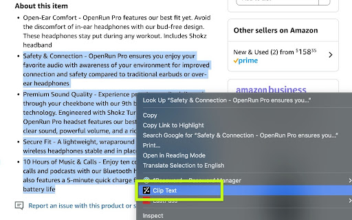 Inspired Web Clipper  from Chrome web store to be run with OffiDocs Chromium online
