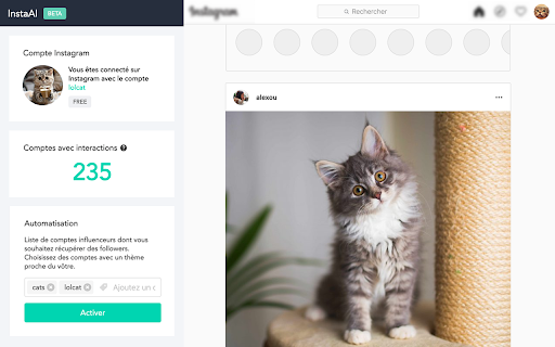 InstaAI  from Chrome web store to be run with OffiDocs Chromium online