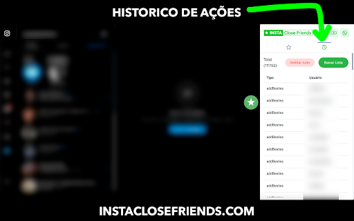 Insta Close Friends  from Chrome web store to be run with OffiDocs Chromium online