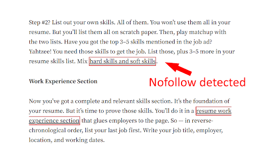 Instago.ai Nofollow Link Highlighter  from Chrome web store to be run with OffiDocs Chromium online