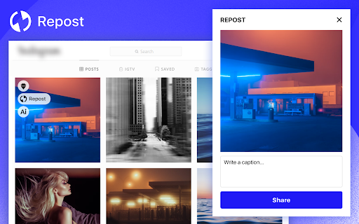 Instagram Downloader – ToolMaster  from Chrome web store to be run with OffiDocs Chromium online