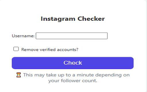 Instagram Follower Tracker  from Chrome web store to be run with OffiDocs Chromium online