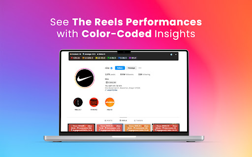 Instagram Reels Analyzer by MeyziApp  from Chrome web store to be run with OffiDocs Chromium online