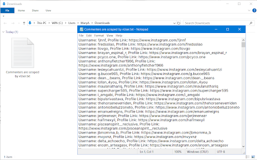 Instagram Target Post Commenters Scraper (by v User)  from Chrome web store to be run with OffiDocs Chromium online