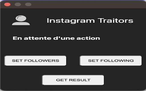 Instagram traitors  from Chrome web store to be run with OffiDocs Chromium online