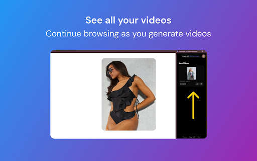 Instamodel AI Image to Video Generator  from Chrome web store to be run with OffiDocs Chromium online