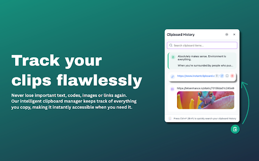 Instant ClipBoard  from Chrome web store to be run with OffiDocs Chromium online