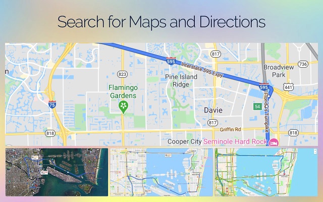 Instant Directions  from Chrome web store to be run with OffiDocs Chromium online