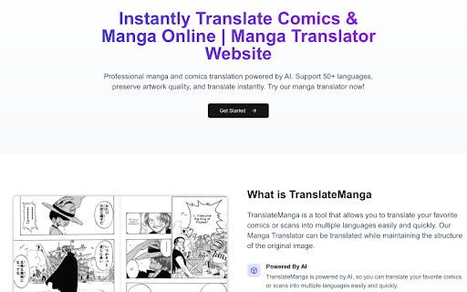 Instantly translate manga TranslateManga  from Chrome web store to be run with OffiDocs Chromium online