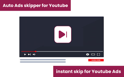 instantly Youtube Ad Skipper  from Chrome web store to be run with OffiDocs Chromium online
