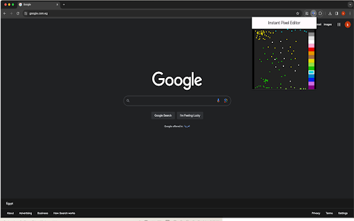 Instant Pixel Editor  from Chrome web store to be run with OffiDocs Chromium online