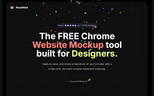 Instant Web Mockups  from Chrome web store to be run with OffiDocs Chromium online