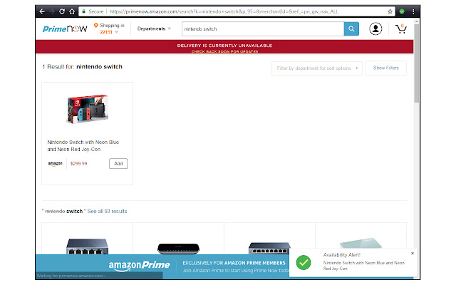 InStock Notifier  from Chrome web store to be run with OffiDocs Chromium online