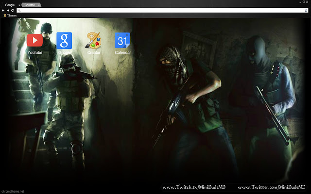 Insurgency Theme  from Chrome web store to be run with OffiDocs Chromium online