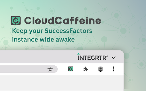 INTEGRTR CloudCaffeine  from Chrome web store to be run with OffiDocs Chromium online