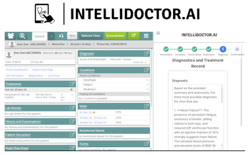 Intellidoctor Extension for Bahmni  from Chrome web store to be run with OffiDocs Chromium online