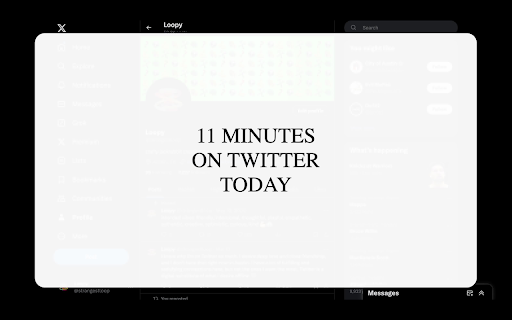 Intentional Twitter  from Chrome web store to be run with OffiDocs Chromium online