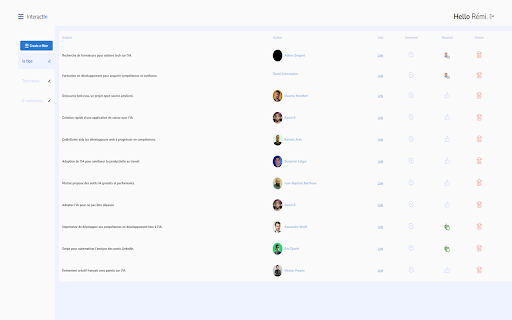 InteractIn  from Chrome web store to be run with OffiDocs Chromium online