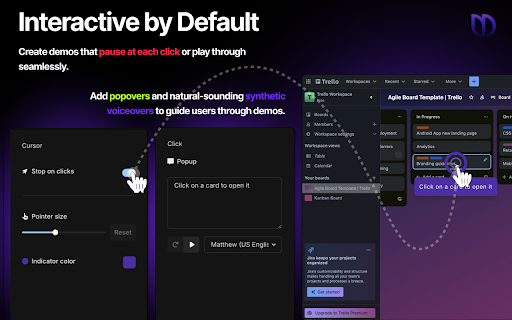 InteractiveDemo.ai  from Chrome web store to be run with OffiDocs Chromium online