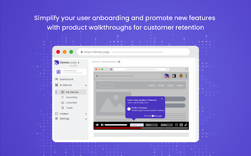 Interactive Demos | Demos.page Create Demos Guides in Minutes from Chrome web store to be run with OffiDocs Chromium online Interactive Demos | Demos.page Create Demos Guides in Minutes from Chrome web store to be run with OffiDocs Chromium online