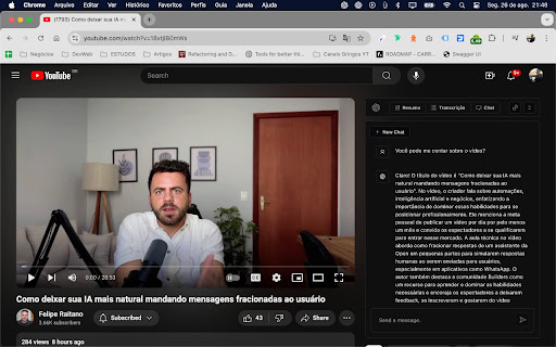 InteraTube  from Chrome web store to be run with OffiDocs Chromium online