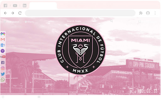 Inter Miami Chrome Theme 2023  from Chrome web store to be run with OffiDocs Chromium online