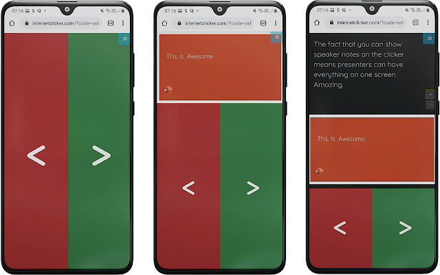 Internet Clicker for Slides  from Chrome web store to be run with OffiDocs Chromium online