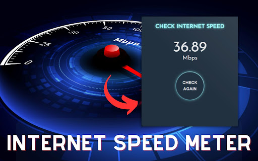 Internet Speed Meter for Pc, Windows and Mac (Easy Use)  from Chrome web store to be run with OffiDocs Chromium online