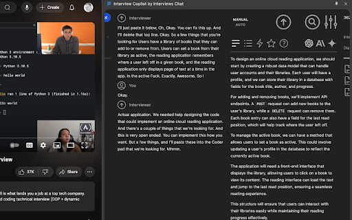 Interview Copilot by Interviews Chat  from Chrome web store to be run with OffiDocs Chromium online