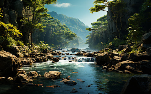 In the middle of the dense tropical forest  from Chrome web store to be run with OffiDocs Chromium online