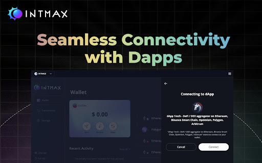 INTMAX Wallet  from Chrome web store to be run with OffiDocs Chromium online