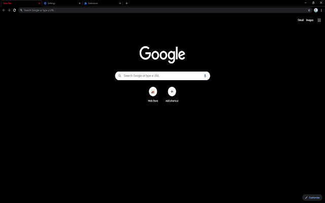 Into The Black Hole Black Theme Bloody  from Chrome web store to be run with OffiDocs Chromium online