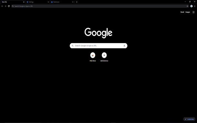 Into The Black Hole Black Theme Gray  from Chrome web store to be run with OffiDocs Chromium online