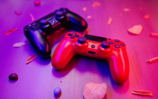 Introduction to the Black and Red Game Controller  from Chrome web store to be run with OffiDocs Chromium online