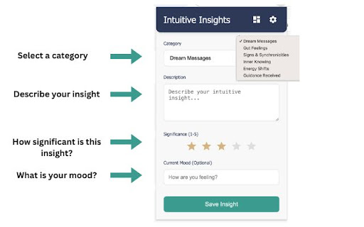 Intuitive Insights Tracker  from Chrome web store to be run with OffiDocs Chromium online