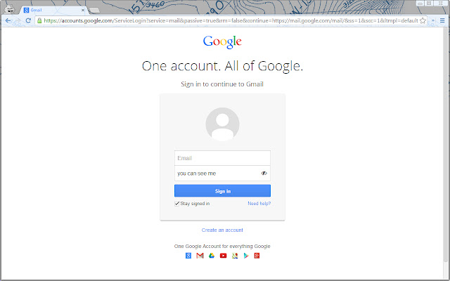 Invisible Password  from Chrome web store to be run with OffiDocs Chromium online