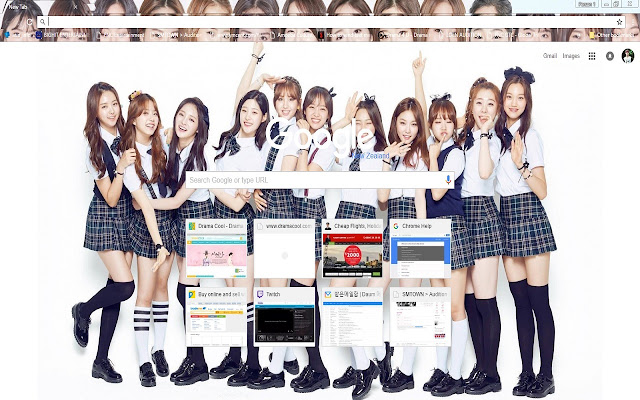 IOI Kpop Theme  from Chrome web store to be run with OffiDocs Chromium online