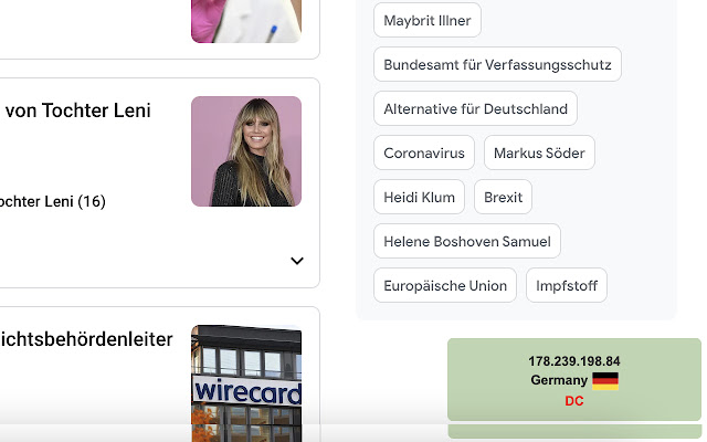 IP Show Shows external IP, country, quality  from Chrome web store to be run with OffiDocs Chromium online