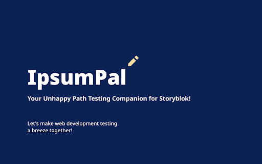 IpsumPal  from Chrome web store to be run with OffiDocs Chromium online