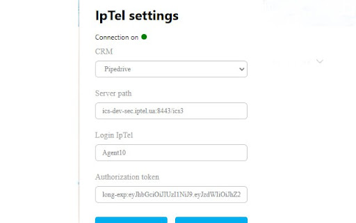 IPTel Cloud contact center  from Chrome web store to be run with OffiDocs Chromium online