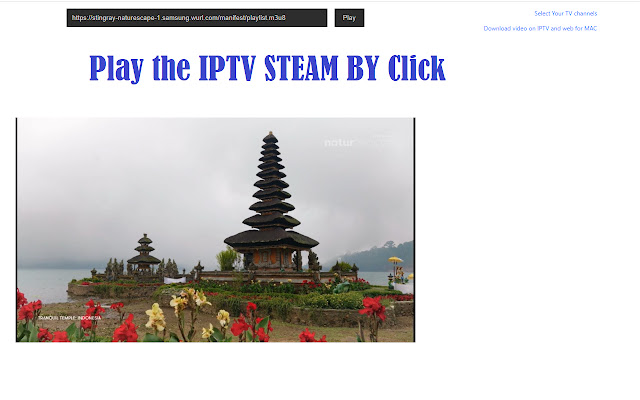 IPTV / HLS player / 7000+ free channels  from Chrome web store to be run with OffiDocs Chromium online