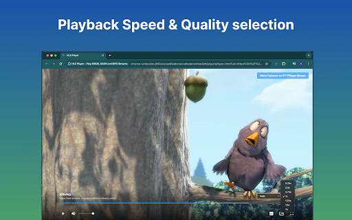 IPTV Player Play HLS, M3U8 and TS Streams  from Chrome web store to be run with OffiDocs Chromium online
