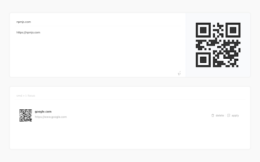 iQRCode: QR Code Generator  Extractor  from Chrome web store to be run with OffiDocs Chromium online